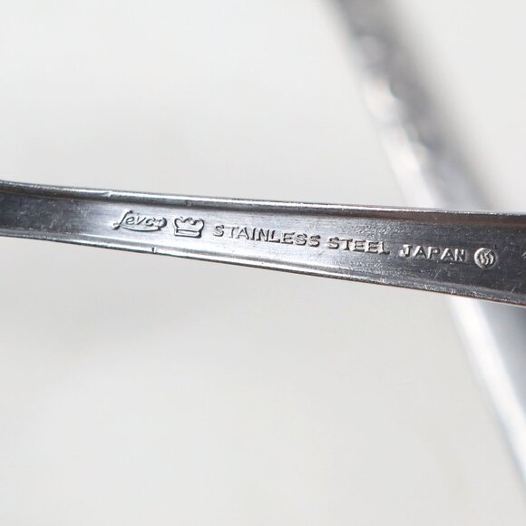 Vintage Ornate Levco Stainless Steel Forks (set of 2) - Japan Floral Cutlery - Picture 8 of 8